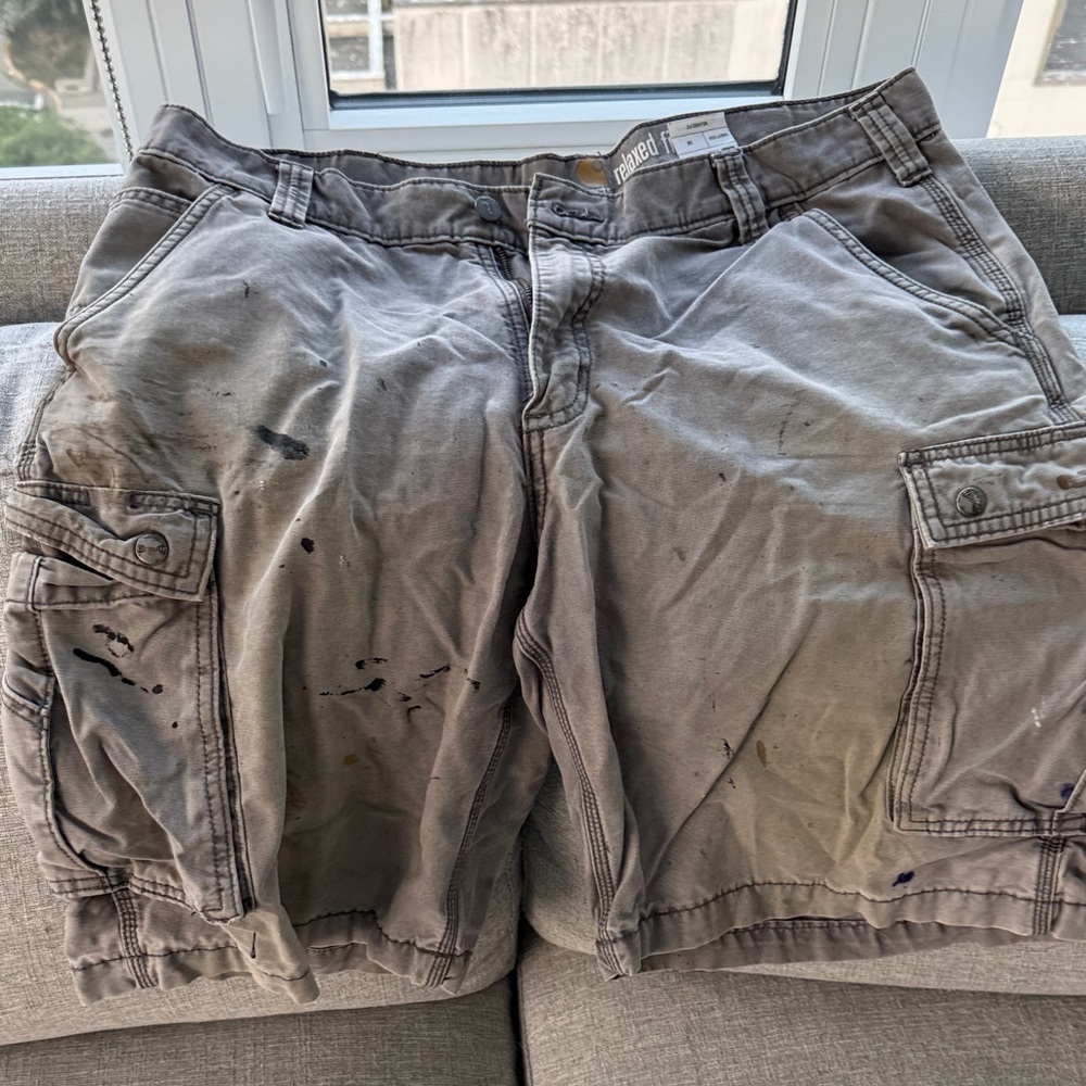 Carhartt Men's Dark Gray Cargo Shorts